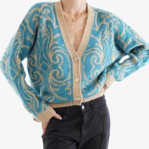 JIJIL cardigan  fantasia scollo a V DONNA