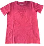GUESS t-shirt bambina cotone organico  LOGO IN RILIEVO