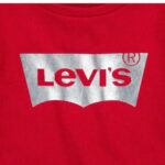 LEVIS T-Shirt Chili Pepper rossa stampa argento