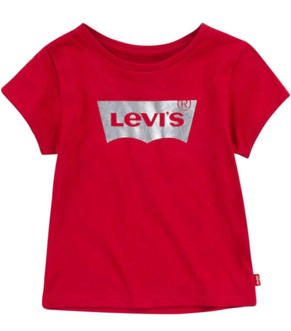 LEVIS T-Shirt Chili Pepper rossa stampa argento