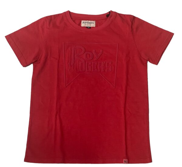 T-Shirt Boy Jersey Rosso Boy Cavallotto 3D