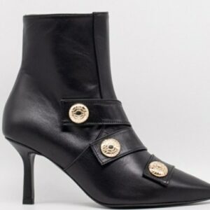 WO MILANO tronchetto donna in pelle tacco 75