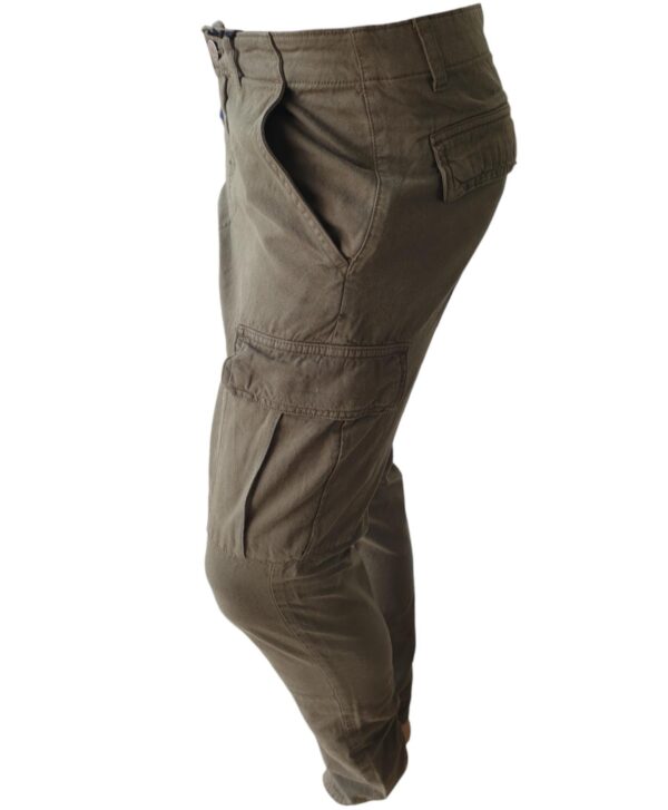 GUESS pantaloni cargo verde militare