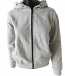 GUESS Felpa con zip e cappuccio logo in silicone