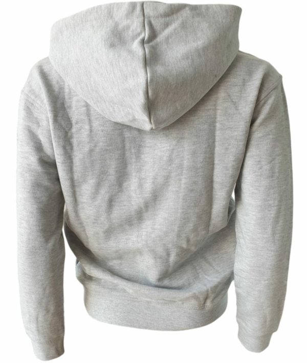 GUESS Felpa con zip e cappuccio logo in silicone