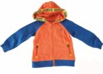 GUESS kids felpa full zip hood logo tape