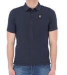 BLAUER polo uomo con stemma ricamo