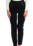 SIMONA CORSELLINI pantalone slim fit nero