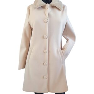 GRETHA MILANO Cappotto colletto ecopelliccia 959