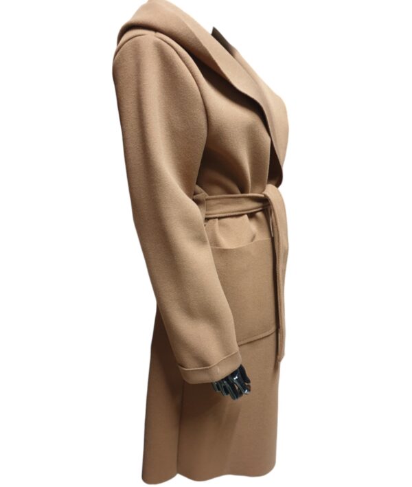 GRETHA MILANO cappotto midi cappuccio 13739