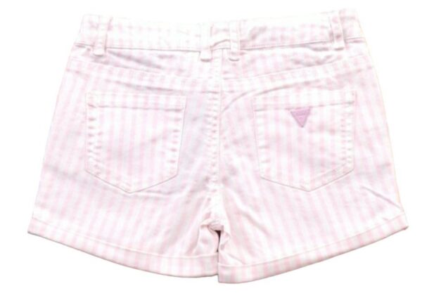 GUESS short in cotone jeans rigato