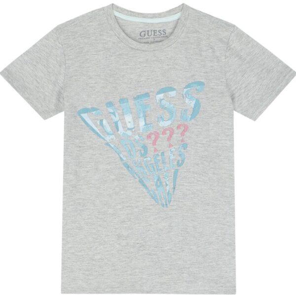 GUESS t-shirt bambina grigio melange