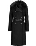 GUESS patrice belted coat