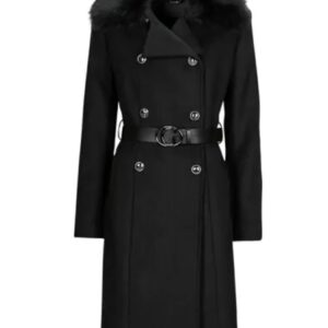 GUESS patrice belted coat