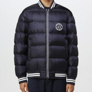 armani excange down jacket deep navy avanti