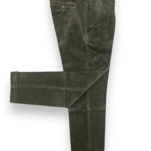 MICHAEL COAL pantalone in velluto a costine con pinces