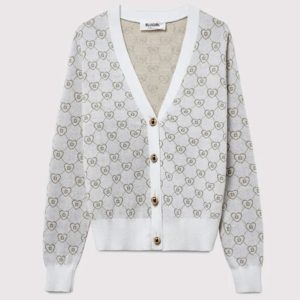 BLUGIRL Blumarine CARDIGAN JACQUARD CON LOGO