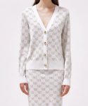 BLUGIRL Blumarine CARDIGAN JACQUARD CON LOGO