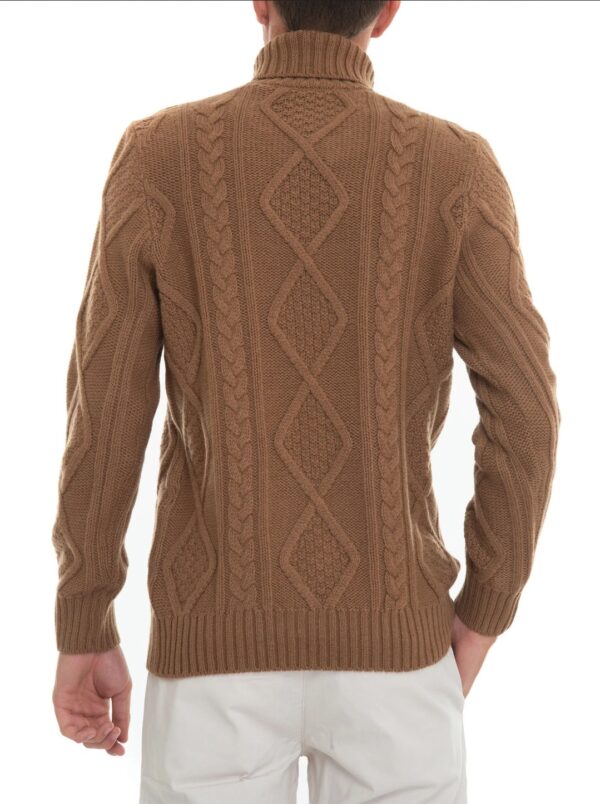 GRAN SASSO Pullover collo alto Cammello