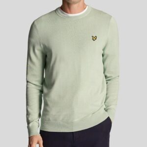 LYLE & SCOTT Cotton merino crew jumper man round neck