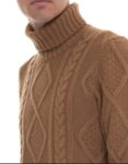 GRAN SASSO Pullover collo alto Cammello