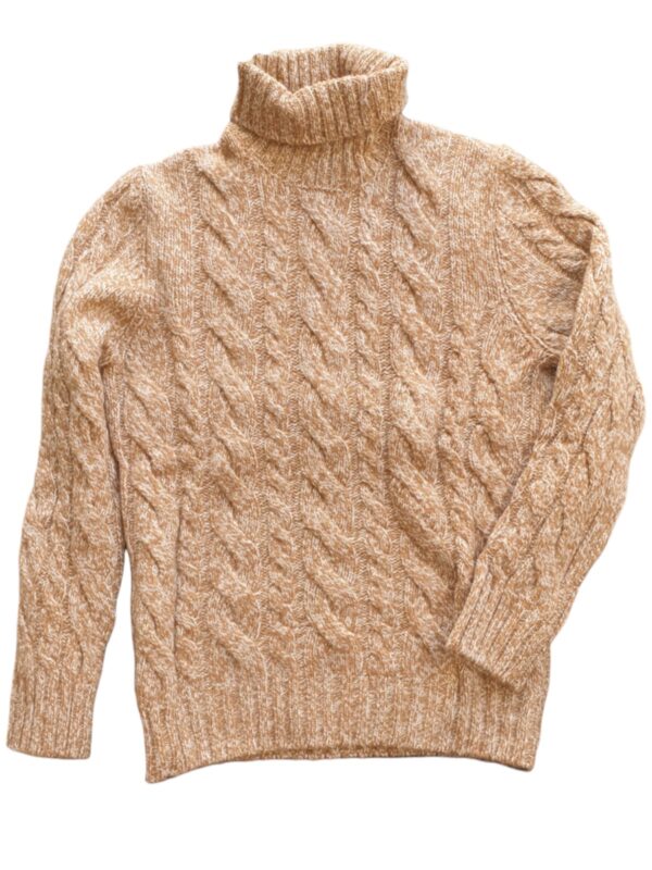 GRAN SASSO Pullover COLLO ALTO A TRECCIA