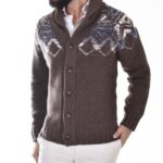 GRAN SASSO Wool Alpaca Shawl Collar