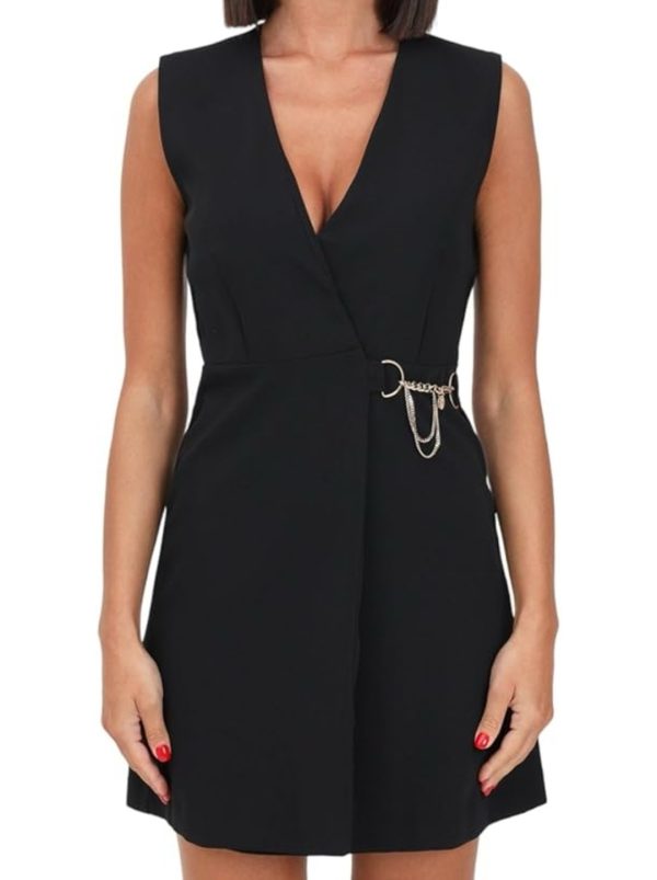 LIU-JO abito corto twill nero