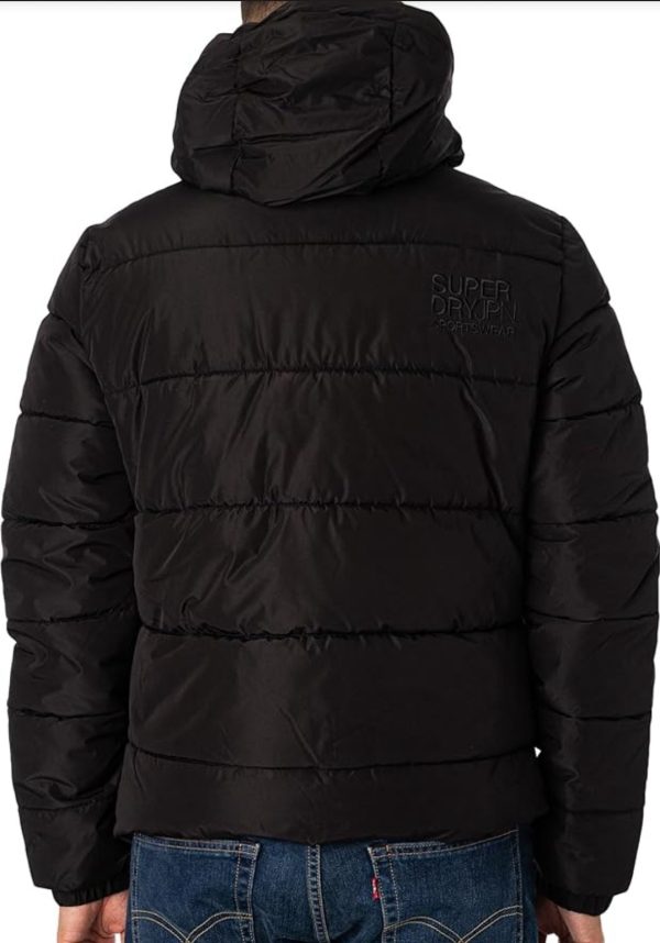 SUPERDRY hooded sports puffr jacket uomo