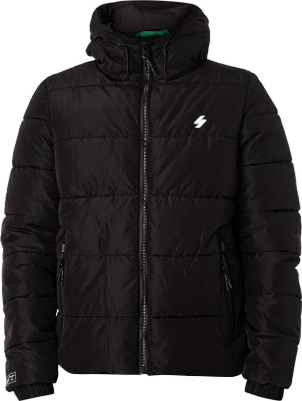 SUPERDRY hooded sports puffr jacket uomo