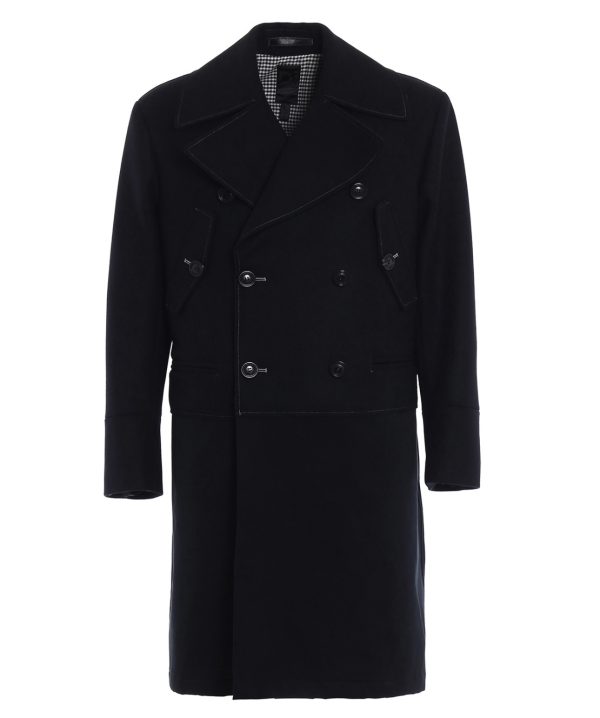 DONDUP Cappotto con cuciture a vista