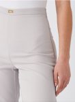 ELISABETTA FRANCHI Pantalone palazzo in crêpe stretch