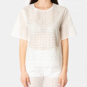 JIJIL BLUSA TRAFORATA STRASS