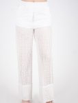 JIJIL PANTALONE PIZZO SAN GALLO STRASS