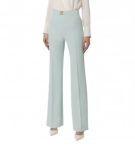 ELISABETTA FRANCHI Pantalone palazzo in crêpe stretch