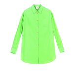 ALYSI CAMICIA DONNA POPELINE VERDE MELA