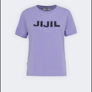 JIJIL T-SHIRT CON STRASS LAVANDA