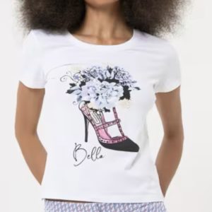 FRACOMINA T SHIRT GRAPHIC SHOES