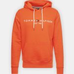 TOMMY HILFIGER FELPA CON CAPPUCCIO LACCI E LOGO