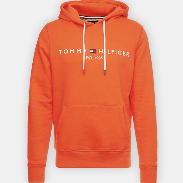 TOMMY HILFIGER FELPA CON CAPPUCCIO LACCI E LOGO