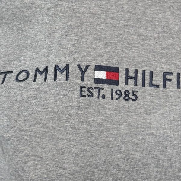 TOMMY HILFIGER FELPA CON CAPPUCCIO LACCI E LOGO