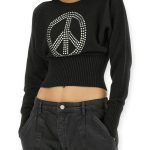 MOSCHINO JEANS maglione crop