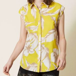 TWINSET camicia a fiori fuo