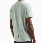 EA7 EMPORIO ARMANI logo stampa a rilievo contrasto