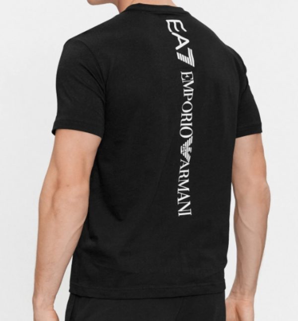 EA7 EMPORIO ARMANI logo stampa a contrasto