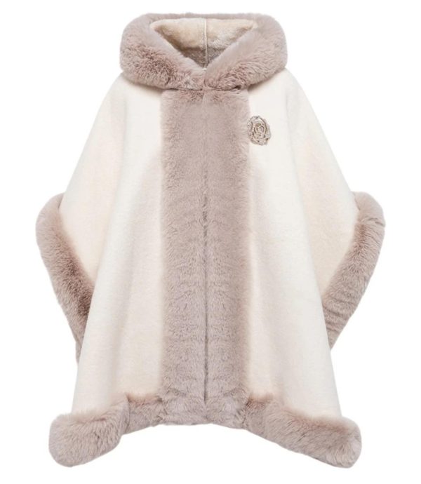 BLUGIRL PONCHO CON CAPPUCCIO