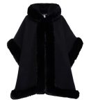 BLUGIRL PONCHO CON CAPPUCCIO