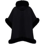 BLUGIRL PONCHO CON CAPPUCCIO