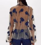 BLUGIRL Blusa Nude ink blue