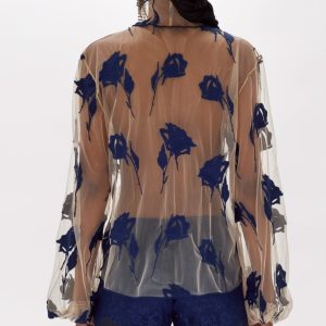BLUGIRL BLUSA NUDO INK BLUE RET